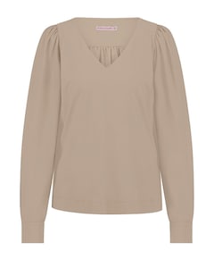 Dames top beige