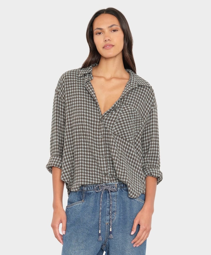 Dames blouse groen