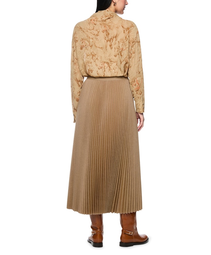 Dames rok beige