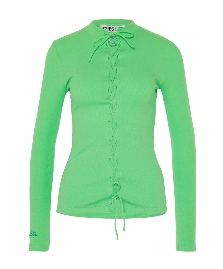 Dames longsleeve groen