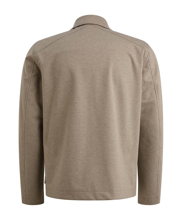 Heren overshirt grijs