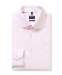 Heren overhemd lange mouw roze