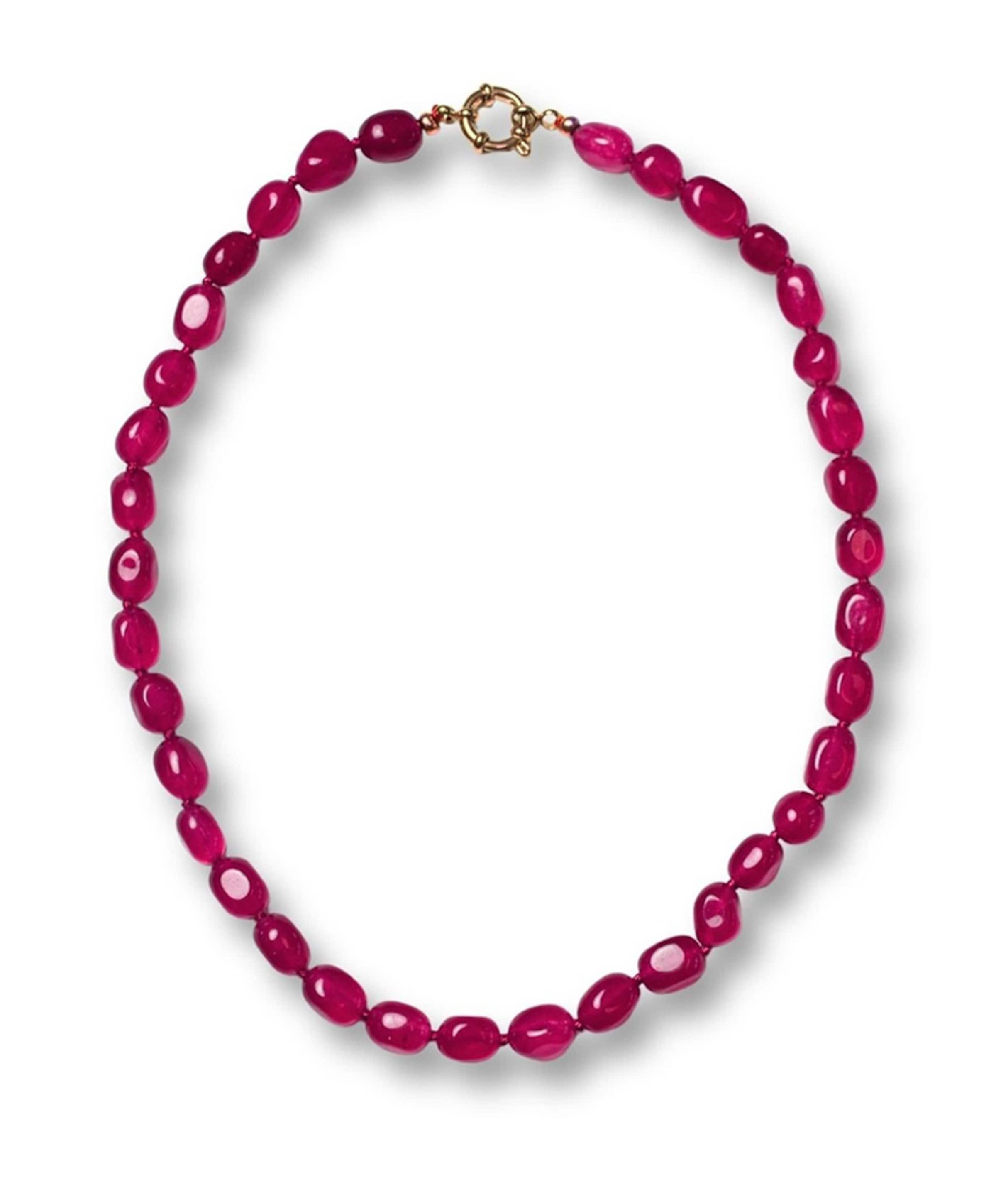 Dames ketting bordeaux