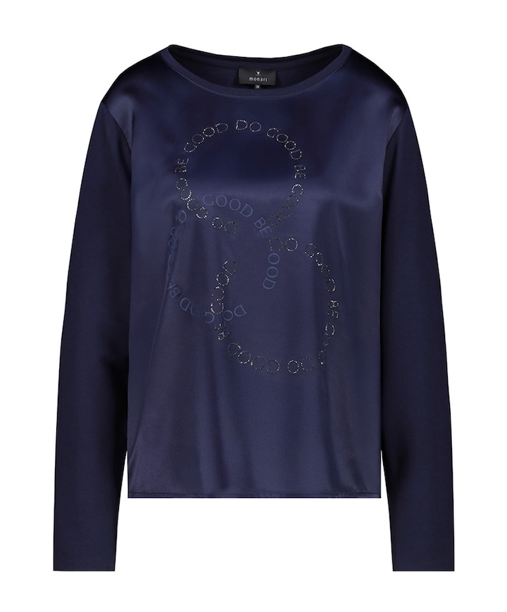 Dames longsleeve blauw
