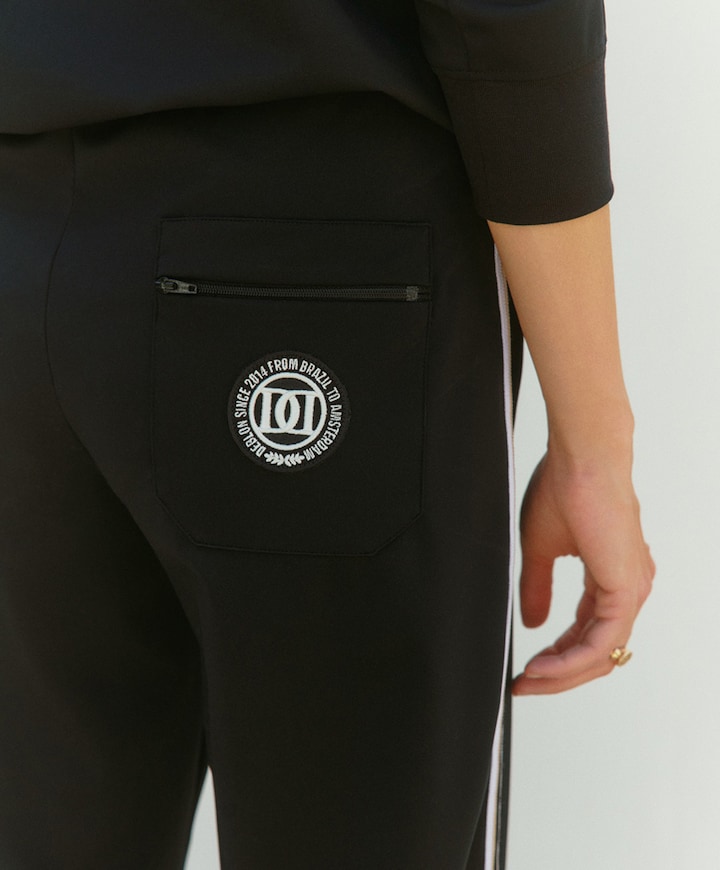 Joss Track dames trainingsbroek zwart