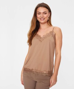 Dames top beige