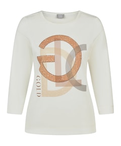 Dames longsleeve ecru