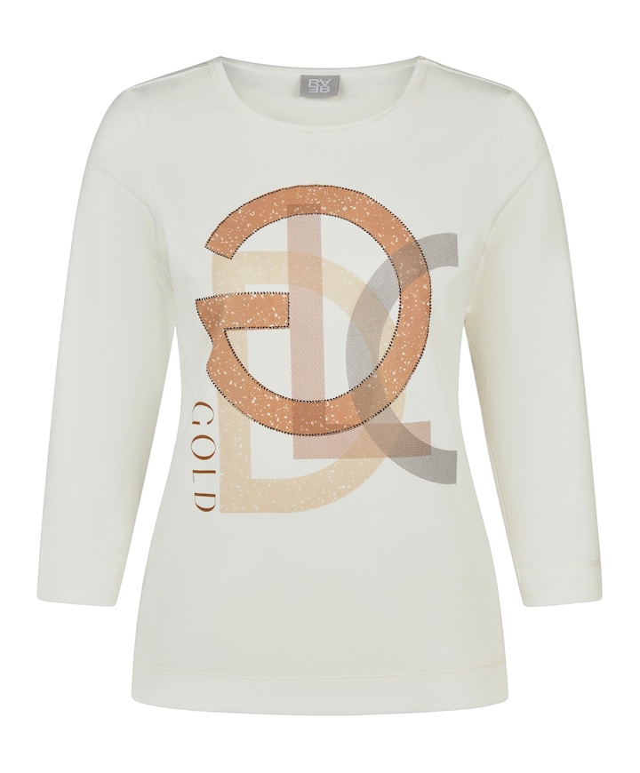 Dames longsleeve ecru