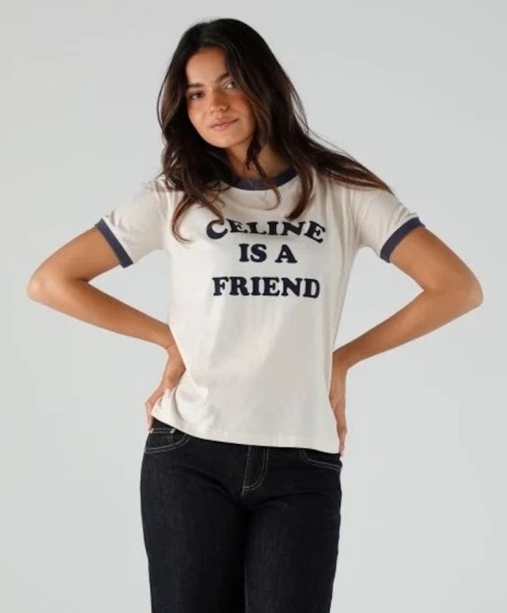 Dames T-shirt ecru