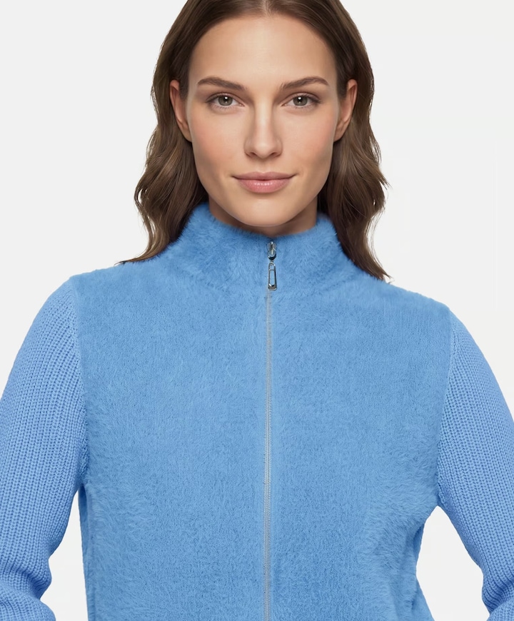 Dames vest blauw
