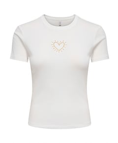 Dames T-shirt ecru