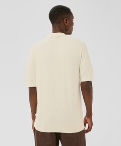 Heren polo ecru