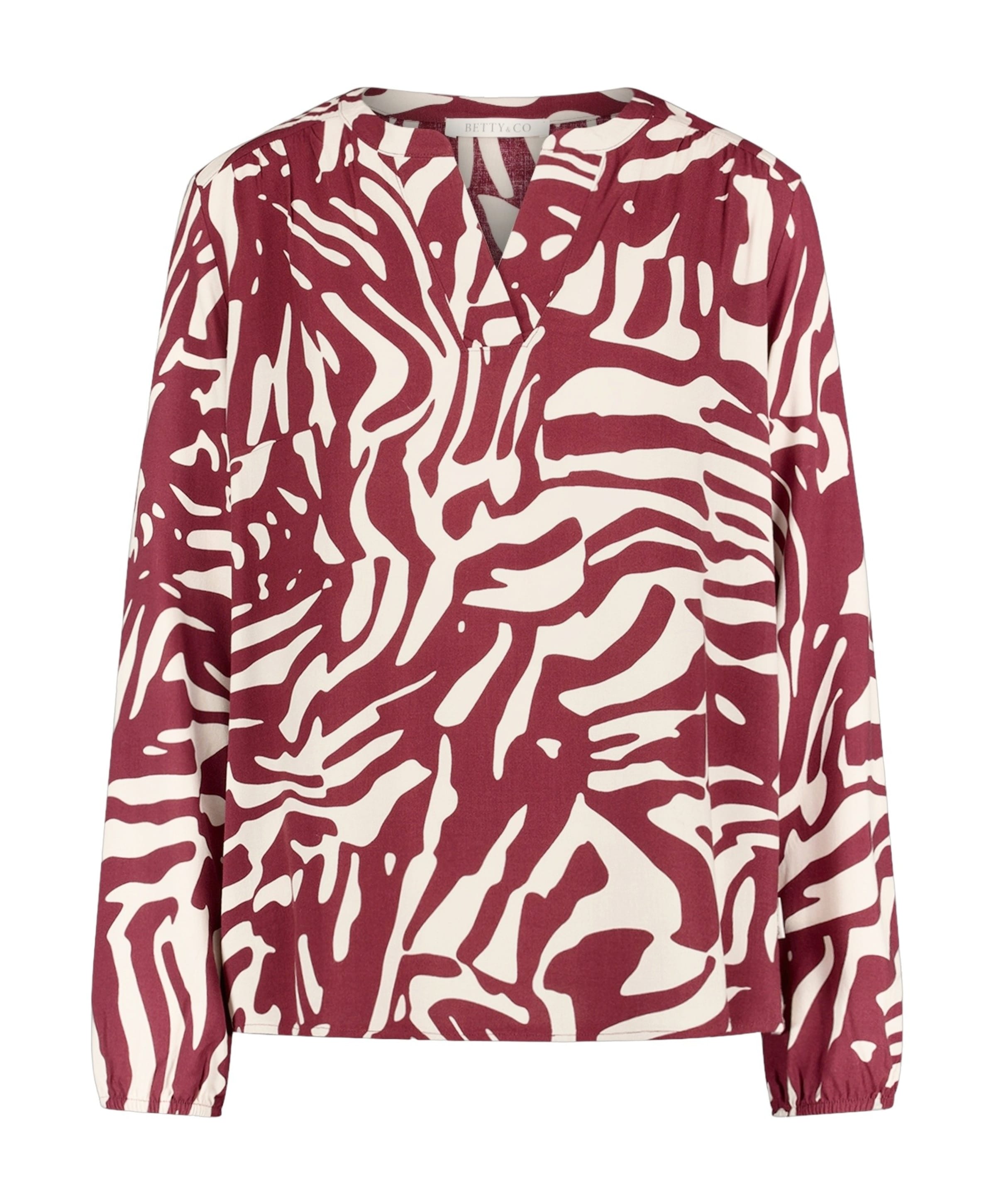 Dames blouse rood