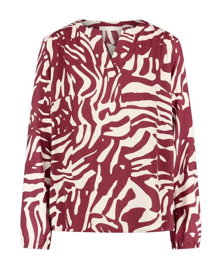 Dames blouse rood