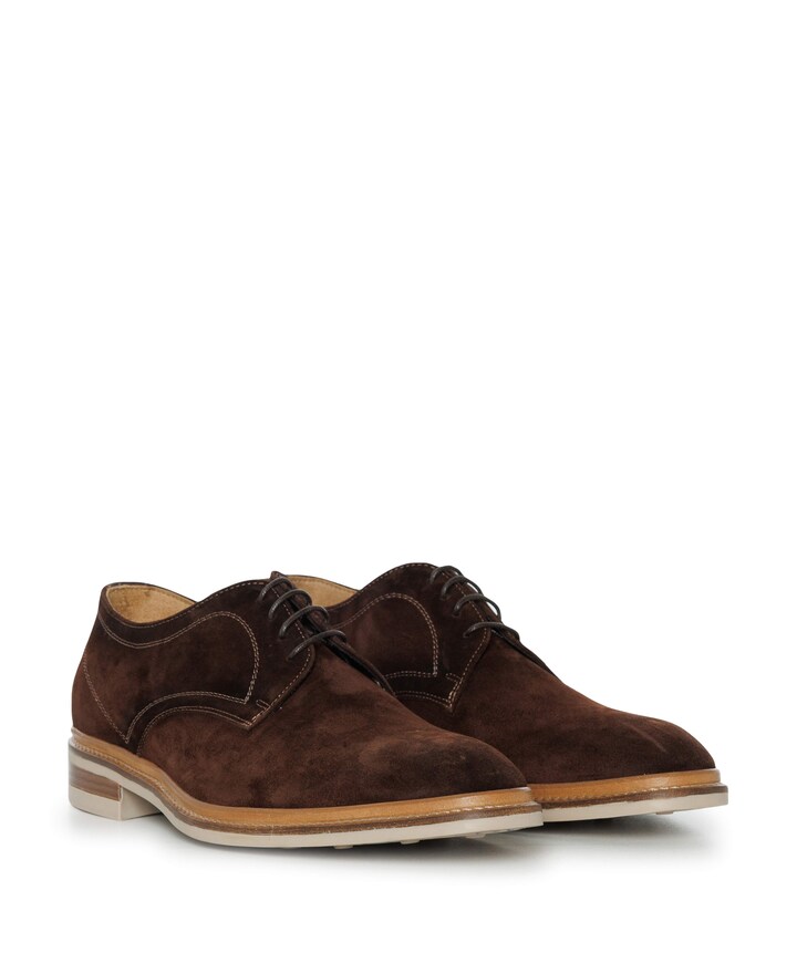 heren veterschoenen bruin