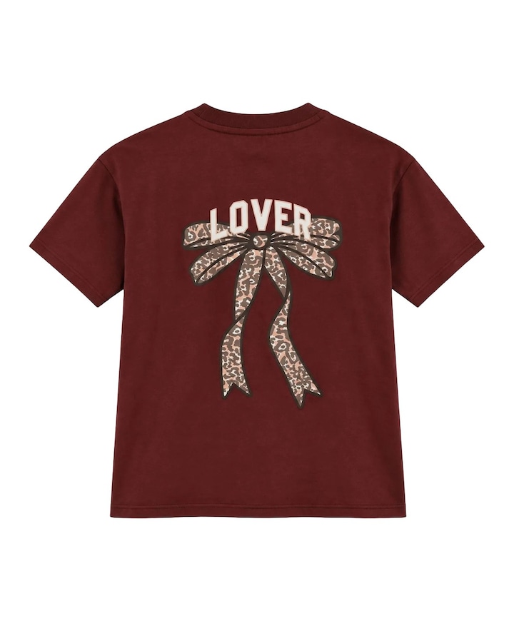 Meisjes T-shirt bordeaux