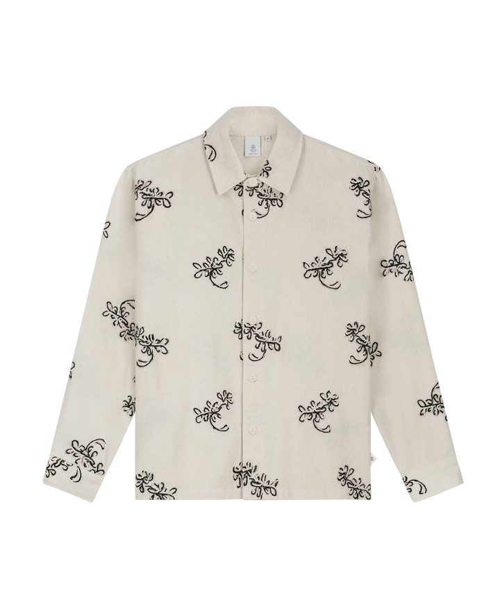 Overhemd lange mouw ecru