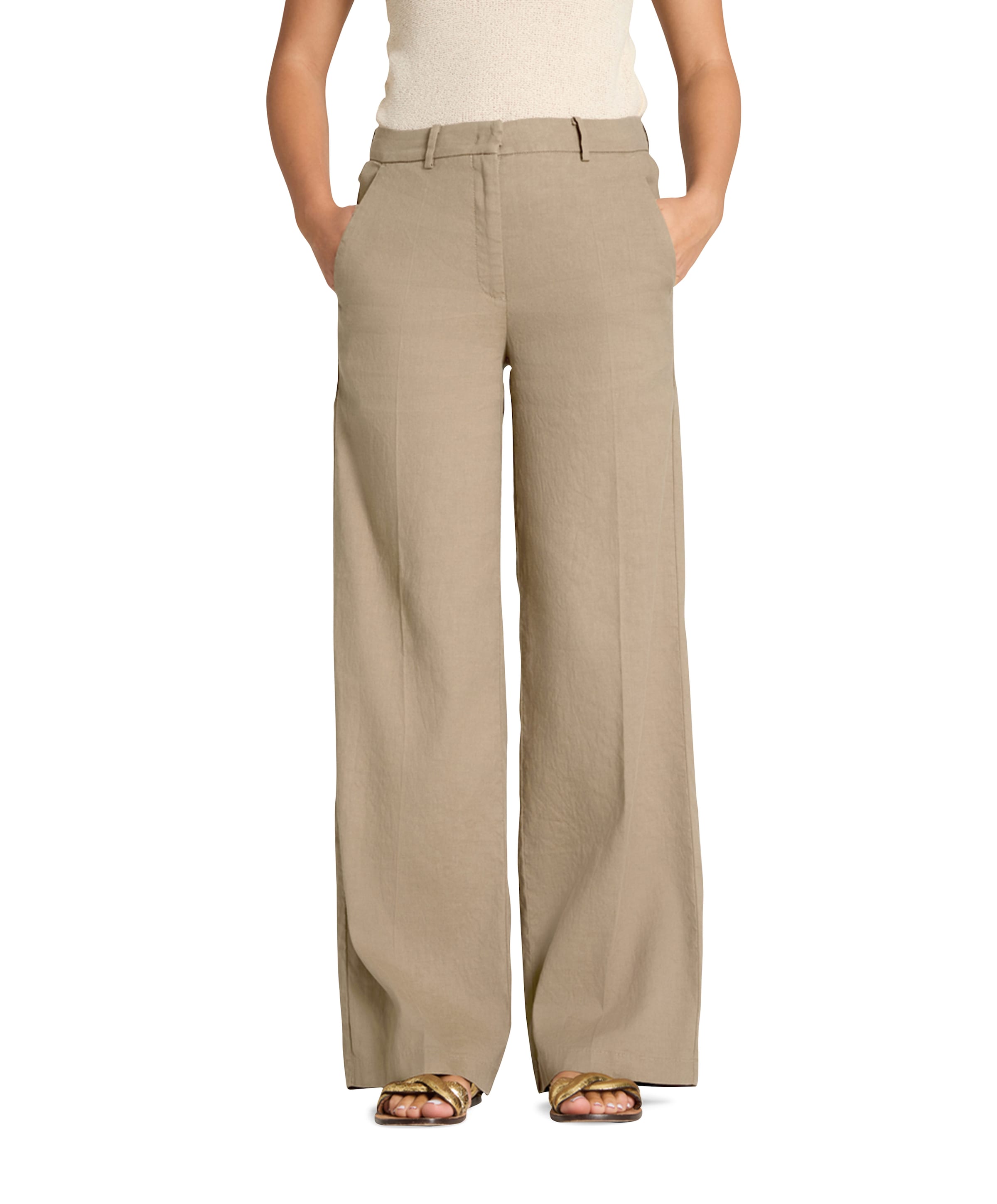 Mira dames broek beige