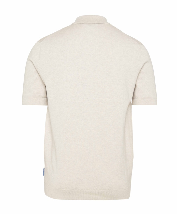 Heren polo beige