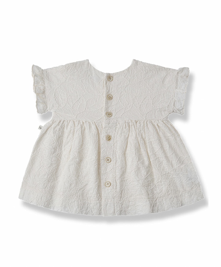 Meisjes jurk ecru