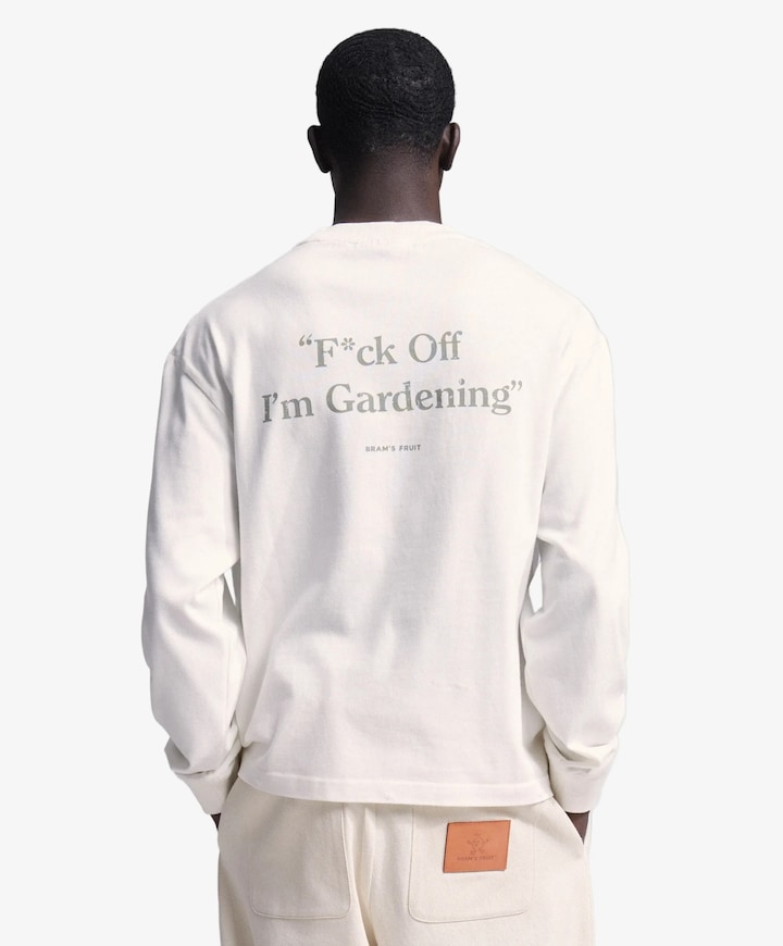 Heren longsleeve wit