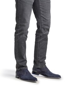 heren veterschoenen blauw