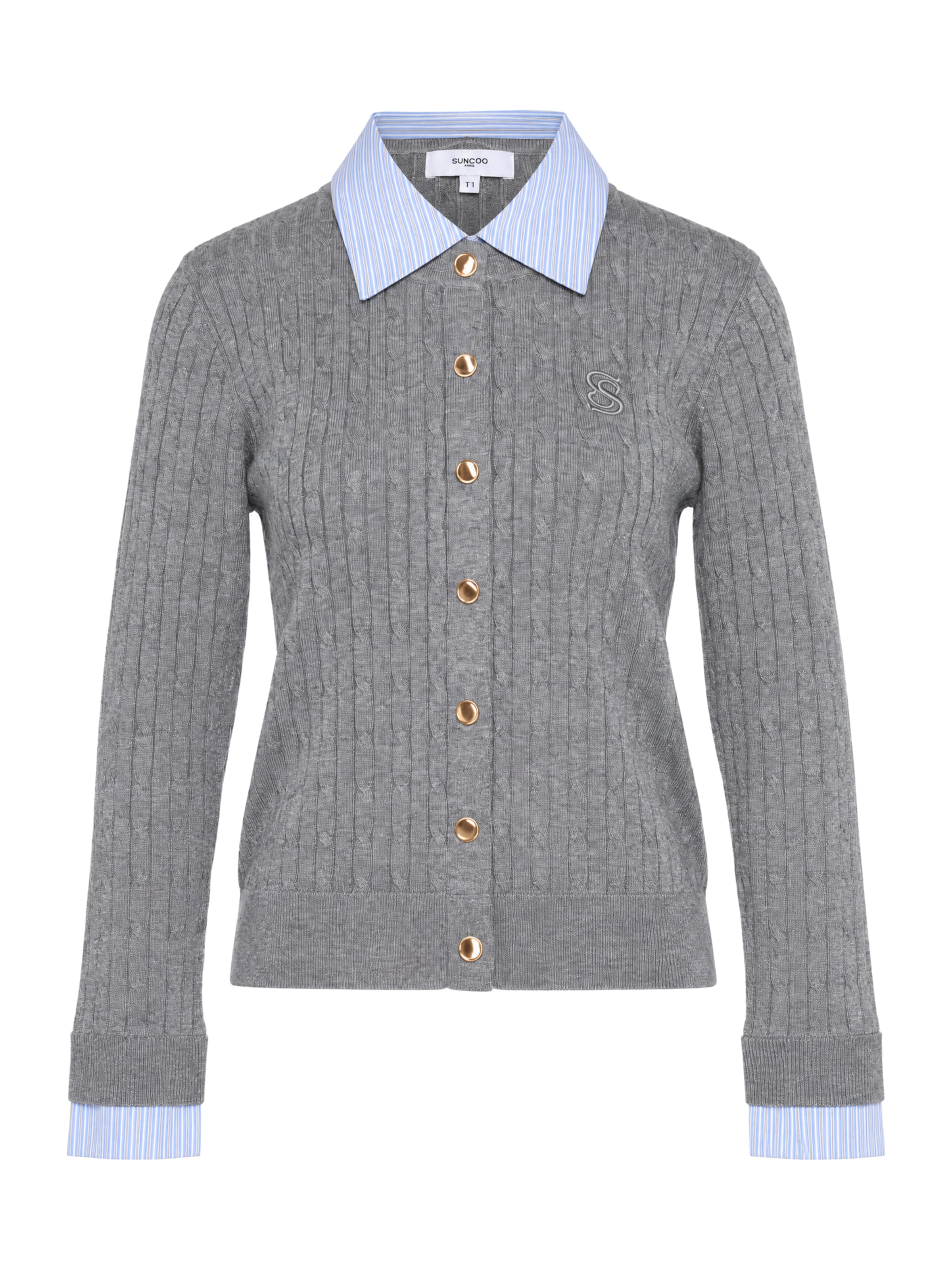 Dames vest grijs