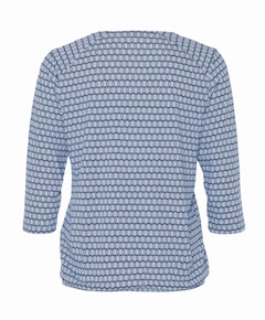 Dames longsleeve blauw