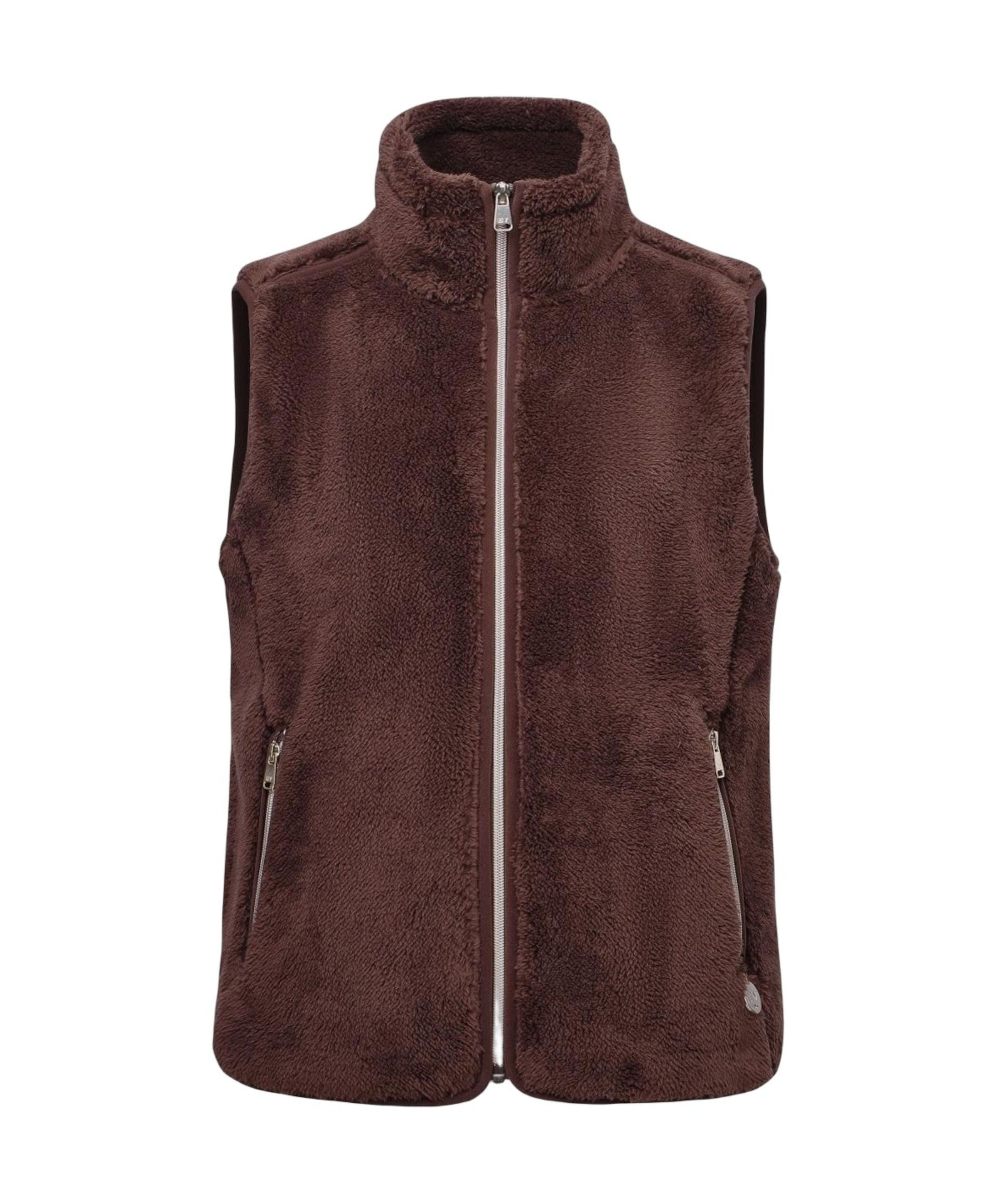 Dames gilet bruin