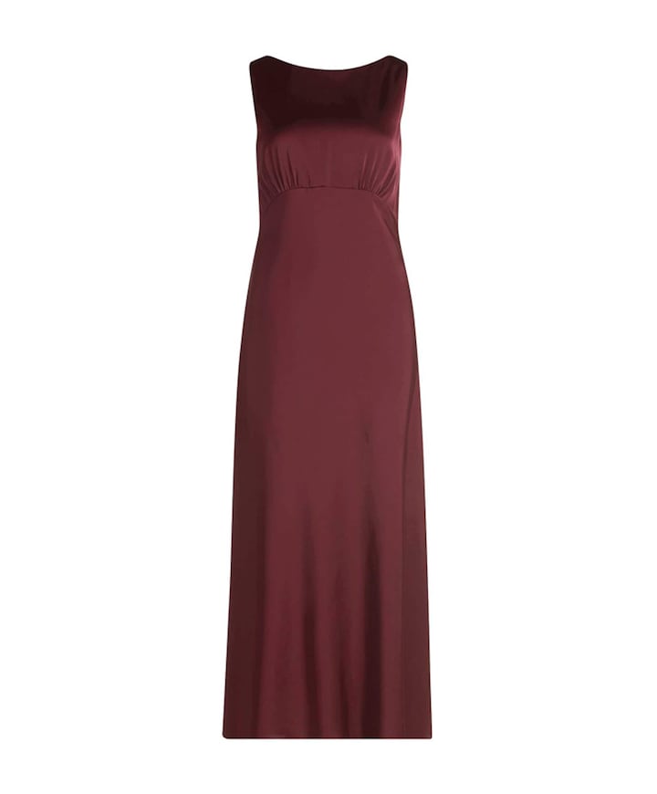 Dames jurk bordeaux