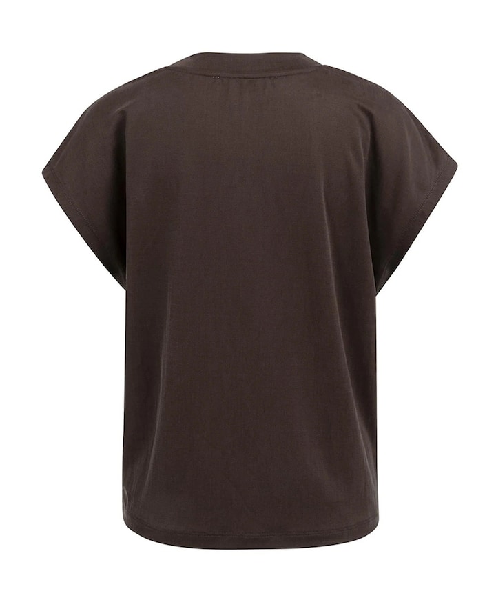 Dames T-shirt bruin
