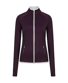 Dames vest bordeaux