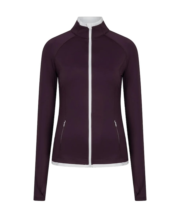 Dames vest bordeaux