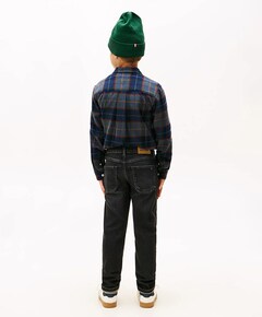 MODERN STRAIGHT WASHED BLK jeans grijs