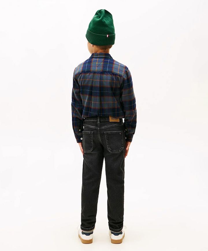 MODERN STRAIGHT WASHED BLK jeans grijs