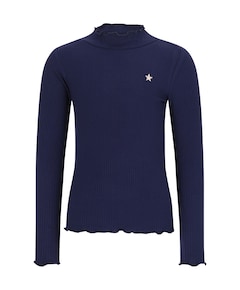 Meisjes longsleeve blauw