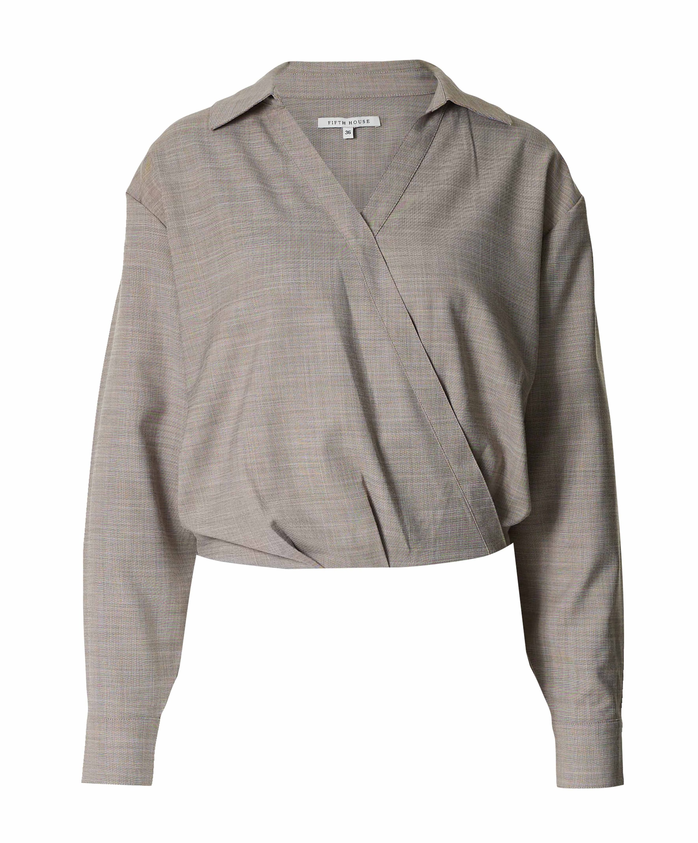 Dames blouse beige