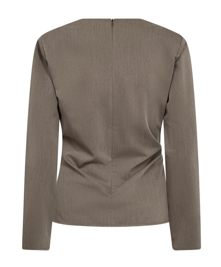 Dames blouse beige
