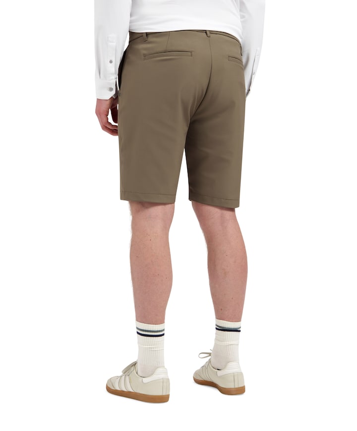 Short Chino 4-Way Stretch Sedoc heren korte broek groen