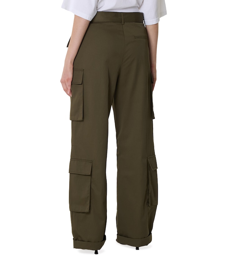 Rabi Cargo Pocket Tall dames broek groen