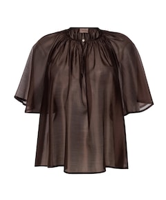 Dames blouse bruin