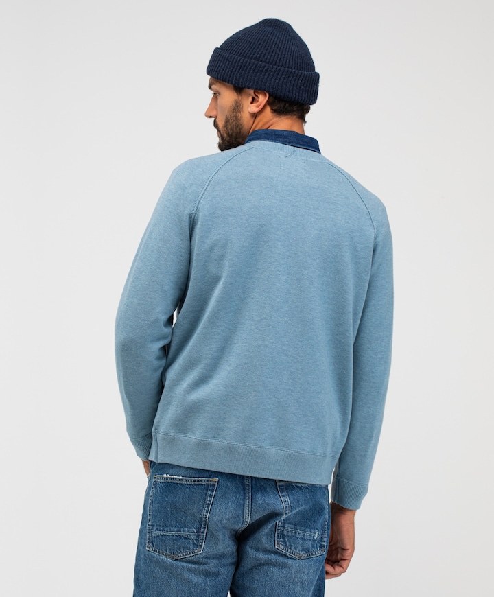 Heren trui blauw