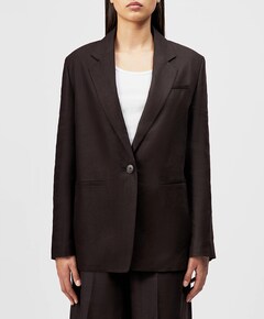 Dames blazer bruin
