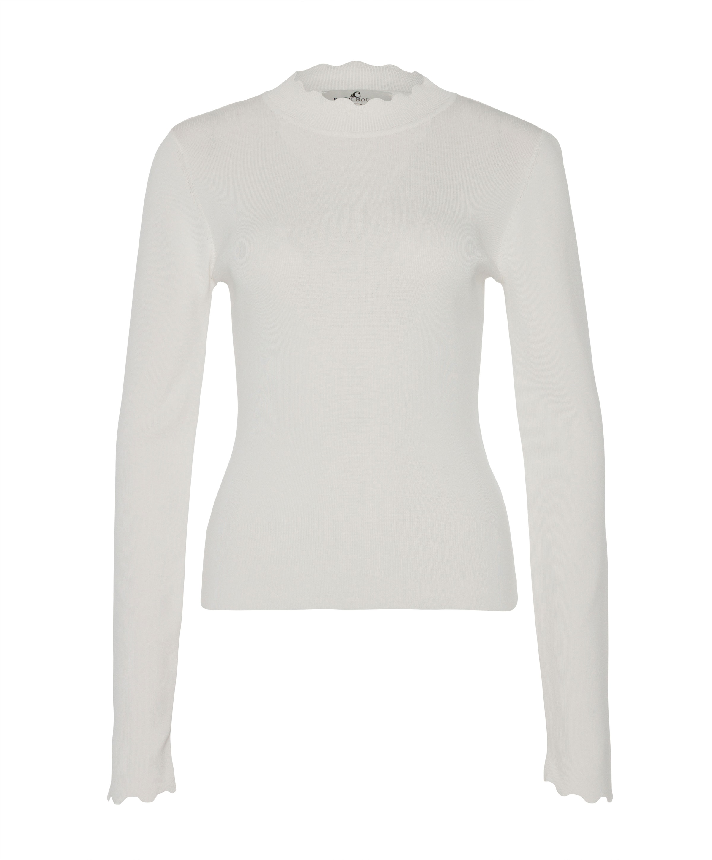 Dames longsleeve wit