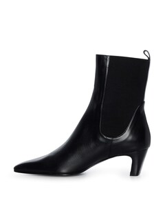 dames enkellaarzen zwart