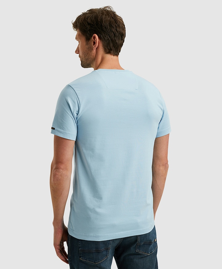 Heren t-shirt blauw