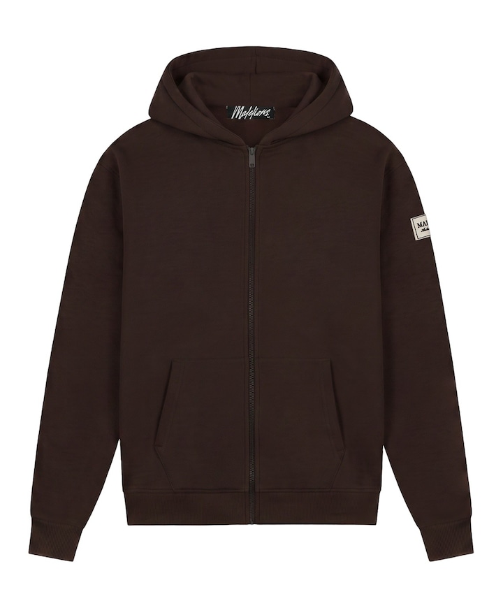 Heren hoodie bruin