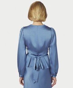 Dames blouse blauw
