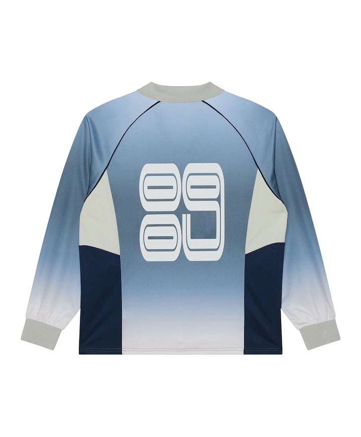 Heren longsleeve blauw