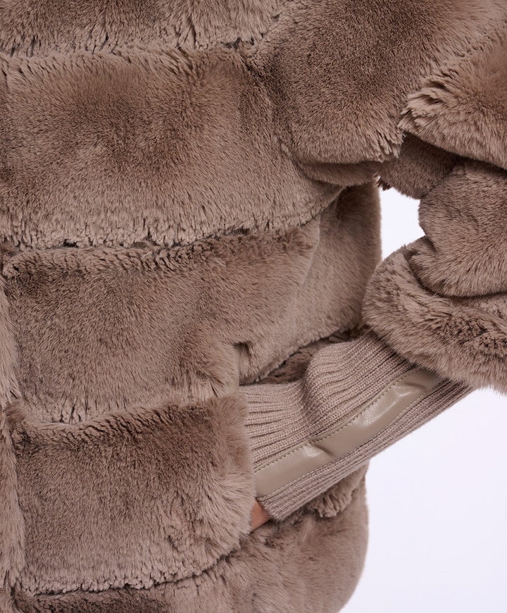 Dames jas beige